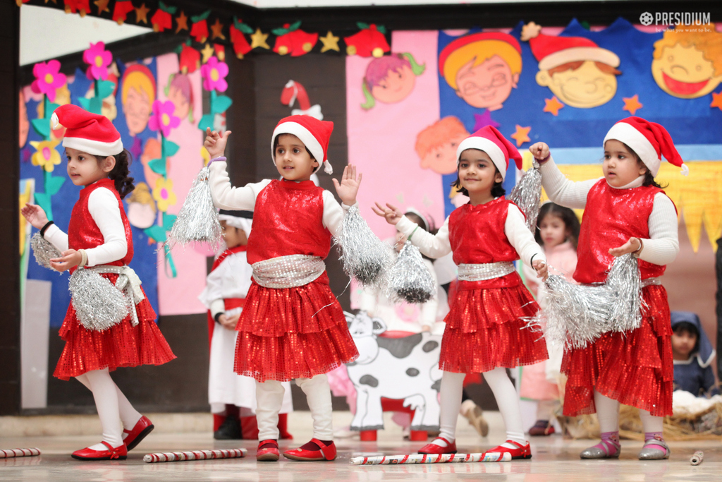 Presidium Indirapuram, YOUNG PRESIDIANS RING IN THE FESTIVITIES OF CHRISTMAS